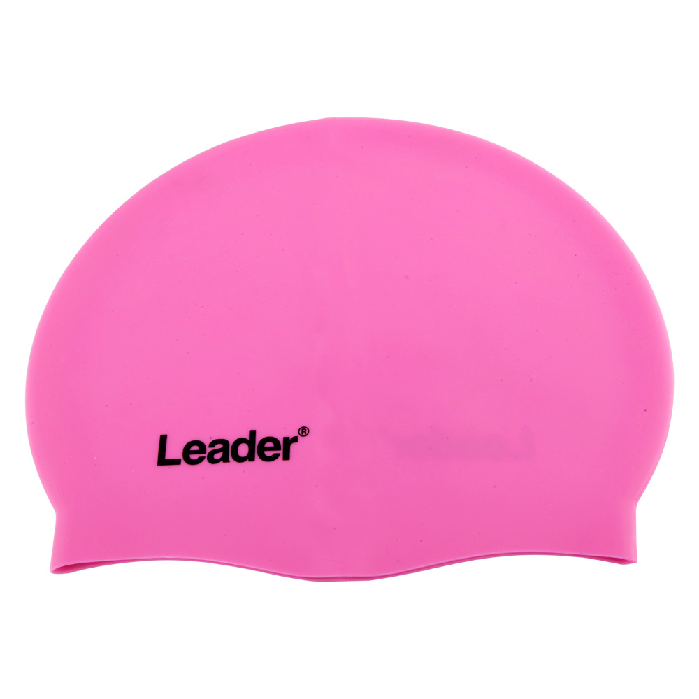 Touca de Natação Silicone Lisa Leader Rosa Touca de Natação Silicone Lisa Leader Rosa