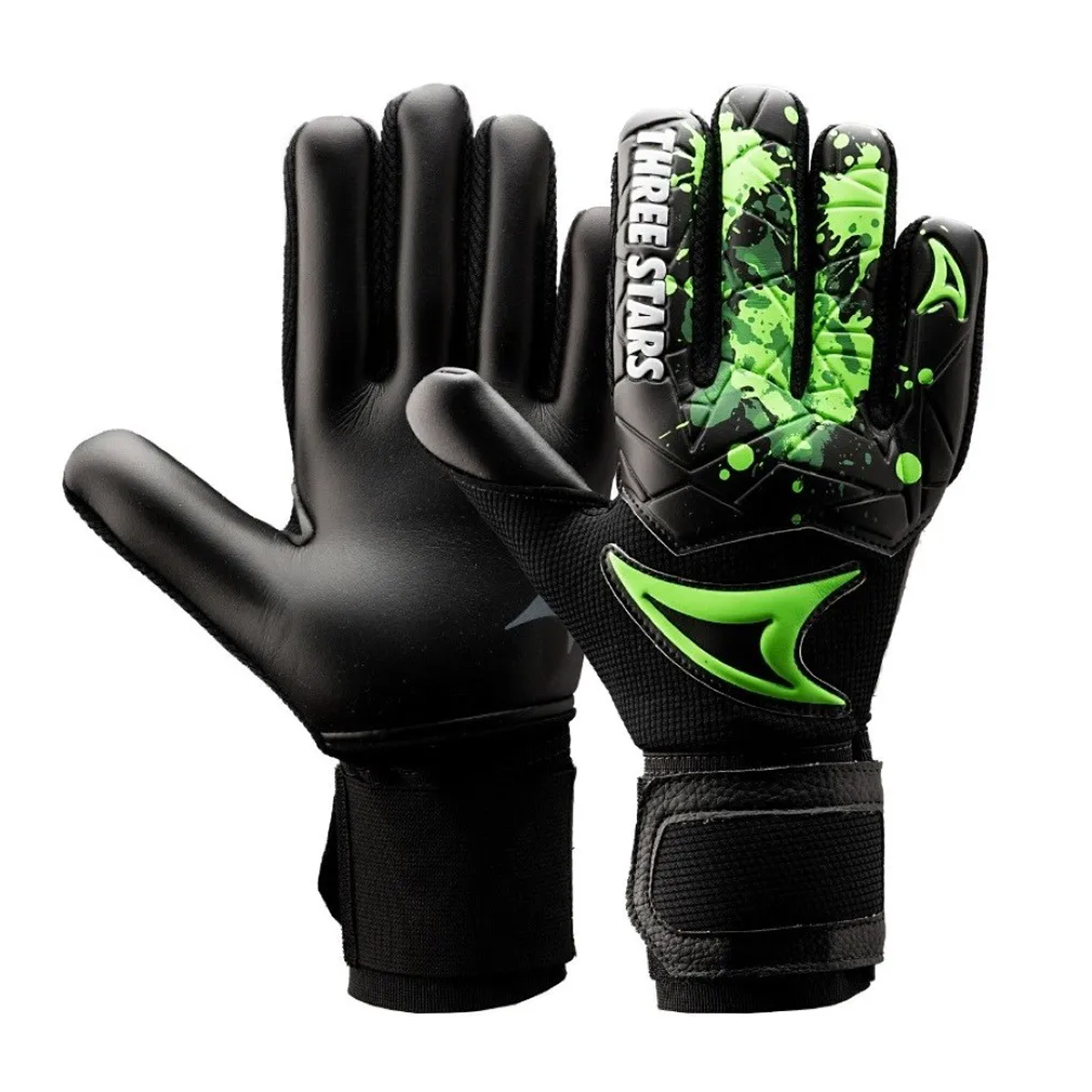 Luva Goleiro Three Stars Kick Negativo Pr... Luva Goleiro Three Stars Kick Negativo Pr...